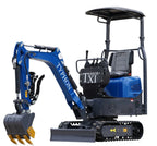 TERROR XI Mini Excavator Digger 13.5hp Gas B&amp;S EPA Engine with 13 Attachments