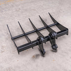 Brush Rake Attachment 45mm Pin | Fits TYPHON KUVUO 4.0 | Land Clearing Tool