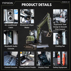 TYPHON TERROR LXV 6.6 Ton Excavator Kubota V2607 57HP AC Heater Cabin Boom Swing