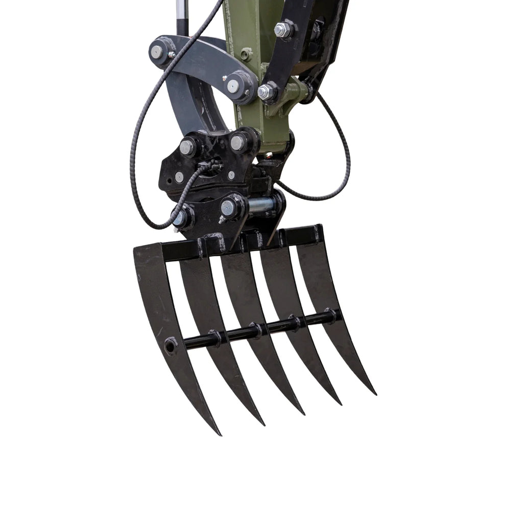 Brush Rake Attachment 45mm Pin | Fits TYPHON KUVUO 4.0 | Land Clearing Tool