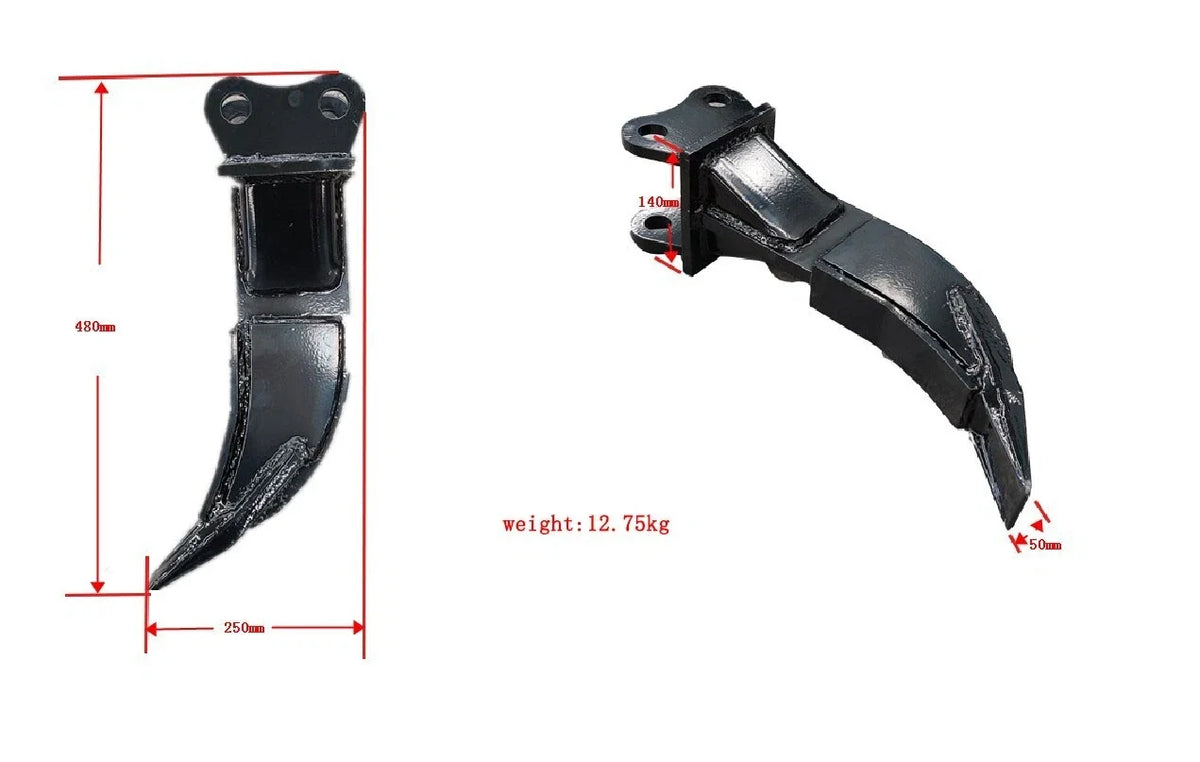 TYPHON Attachment Ripper Attachments Hooks for Mini Excavators Excavator