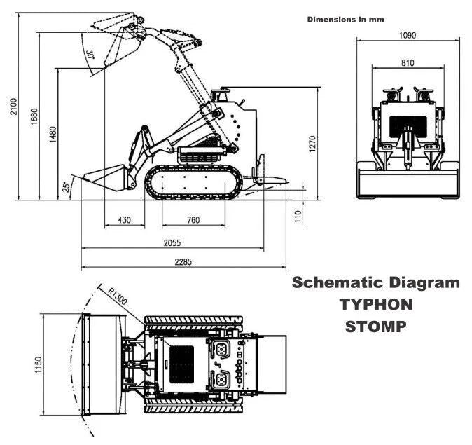 Brand New POWERFUL 1,800lbs Mini SkidSteer Loader SSL 23HP Gas EPA B&amp;S Engine