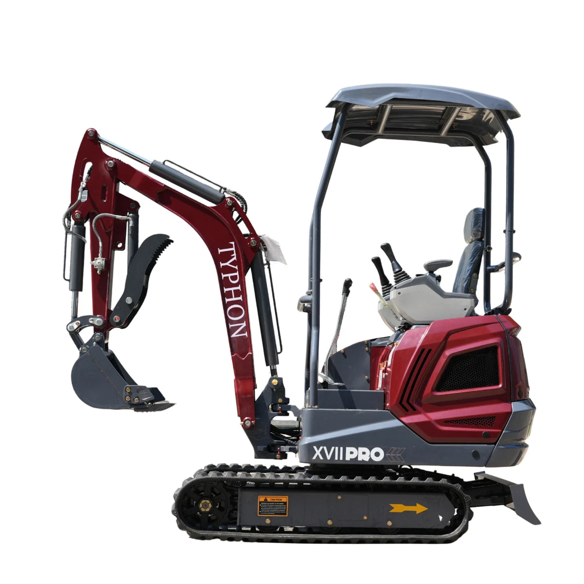 New TYPHON TERROR XVII PRO Mini Excavator 3800lb Kubota D902 Diesel w Boom Swing