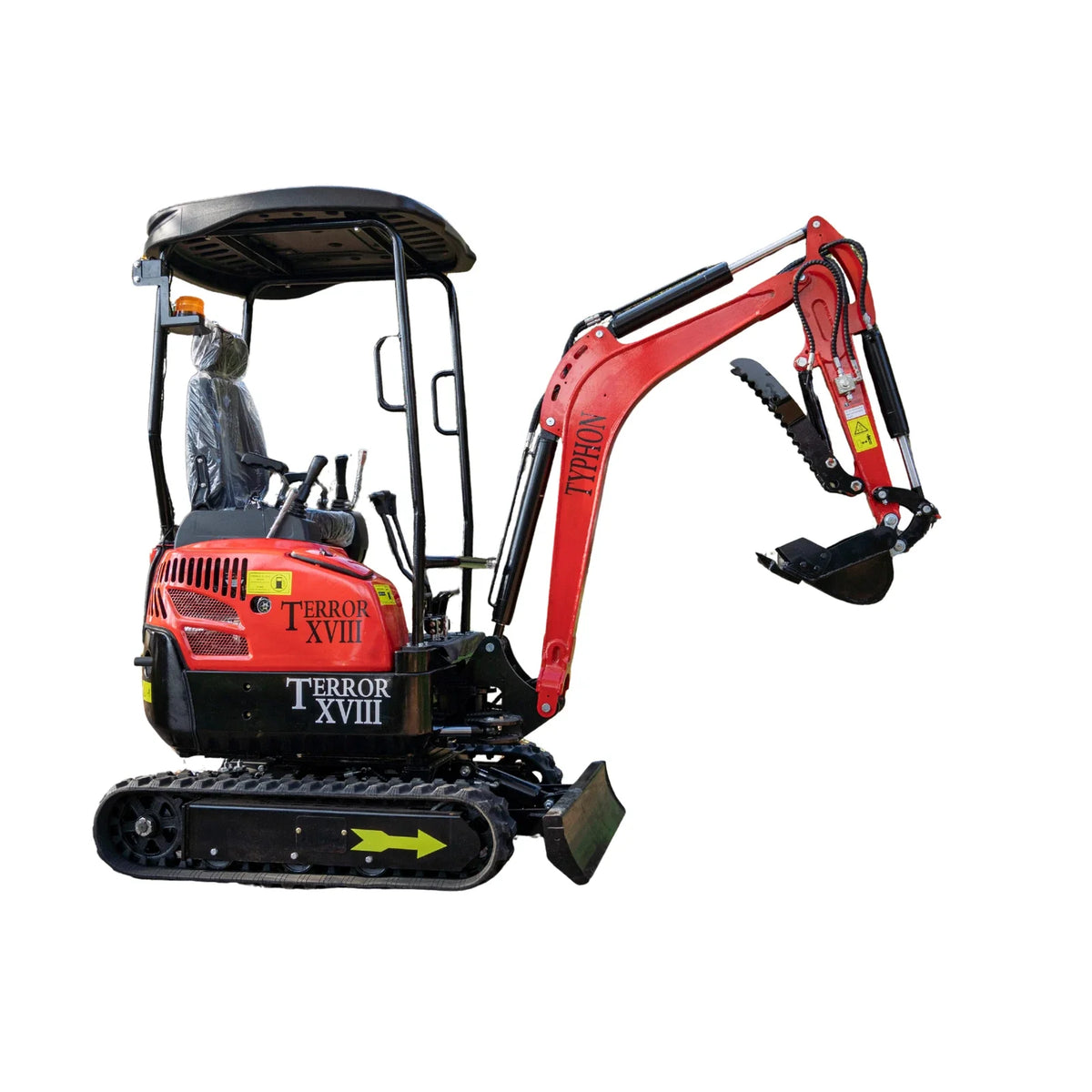 FREE SHIPPING 4000 lbs Terror XVIII Mini Excavator, KUBOTA D902 Diesel Engine