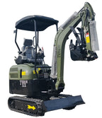4000 lbs TERROR XX Mini Excavator EPA Kubota D902 Diesel Engine Side Swing New