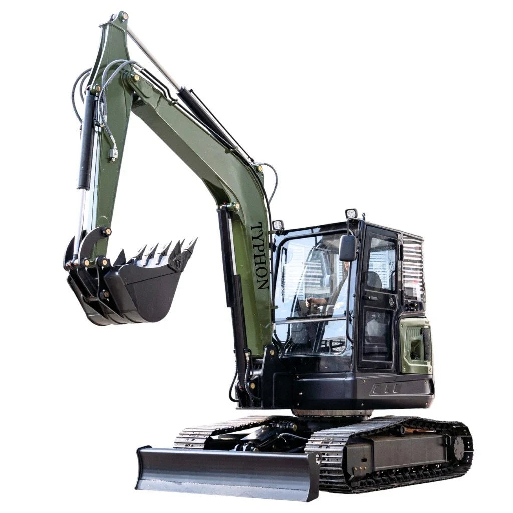 TYPHON TERROR LXV 6.6 Ton Excavator Kubota V2607 57HP AC Heater Cabin Boom Swing