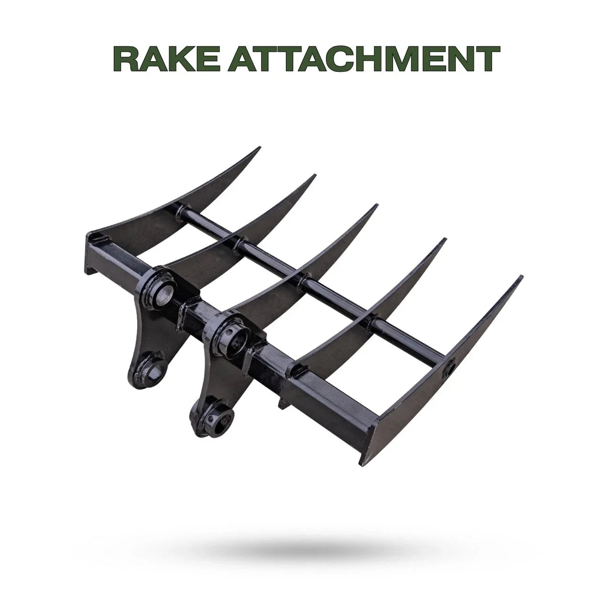 Brush Rake Attachment 45mm Pin | Fits TYPHON KUVUO 4.0 | Land Clearing Tool
