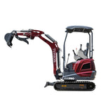 New TYPHON TERROR XVII PRO Mini Excavator 3800lb Kubota D902 Diesel w Boom Swing