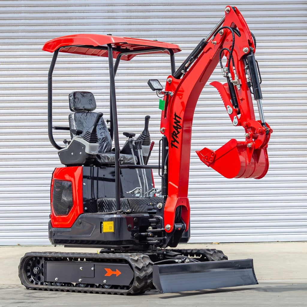3800lbs Diesel Mini Excavator Kubota D902 Engine Side Swing w 12 attachments