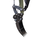 Brush Rake Attachment 45mm Pin | Fits TYPHON KUVUO 4.0 | Land Clearing Tool