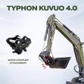 Quick Hitch Coupler Attachment for TYPHON KUVUO 4.0 Mini Excavator