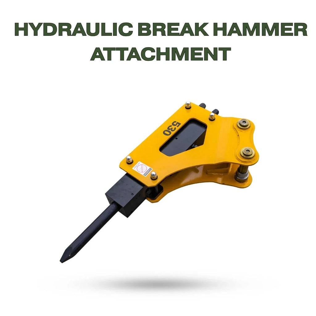 Hydraulic Breaker Hammer for TYPHON KUVUO 4.0 Mini Excavator | Concrete Rock