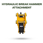 Hydraulic Breaker Hammer for TYPHON KUVUO 4.0 Mini Excavator | Concrete Rock