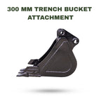 300mm Trenching Bucket for TYPHON KUVUO 4.0 Mini Excavator | Heavy Duty Digging
