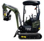 KUBOTA D902 Diesel 4,000 lbs TERROR XVIII Mini Hydraulic Excavator USA STOCK